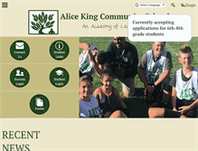 Tablet Screenshot of akcs.org